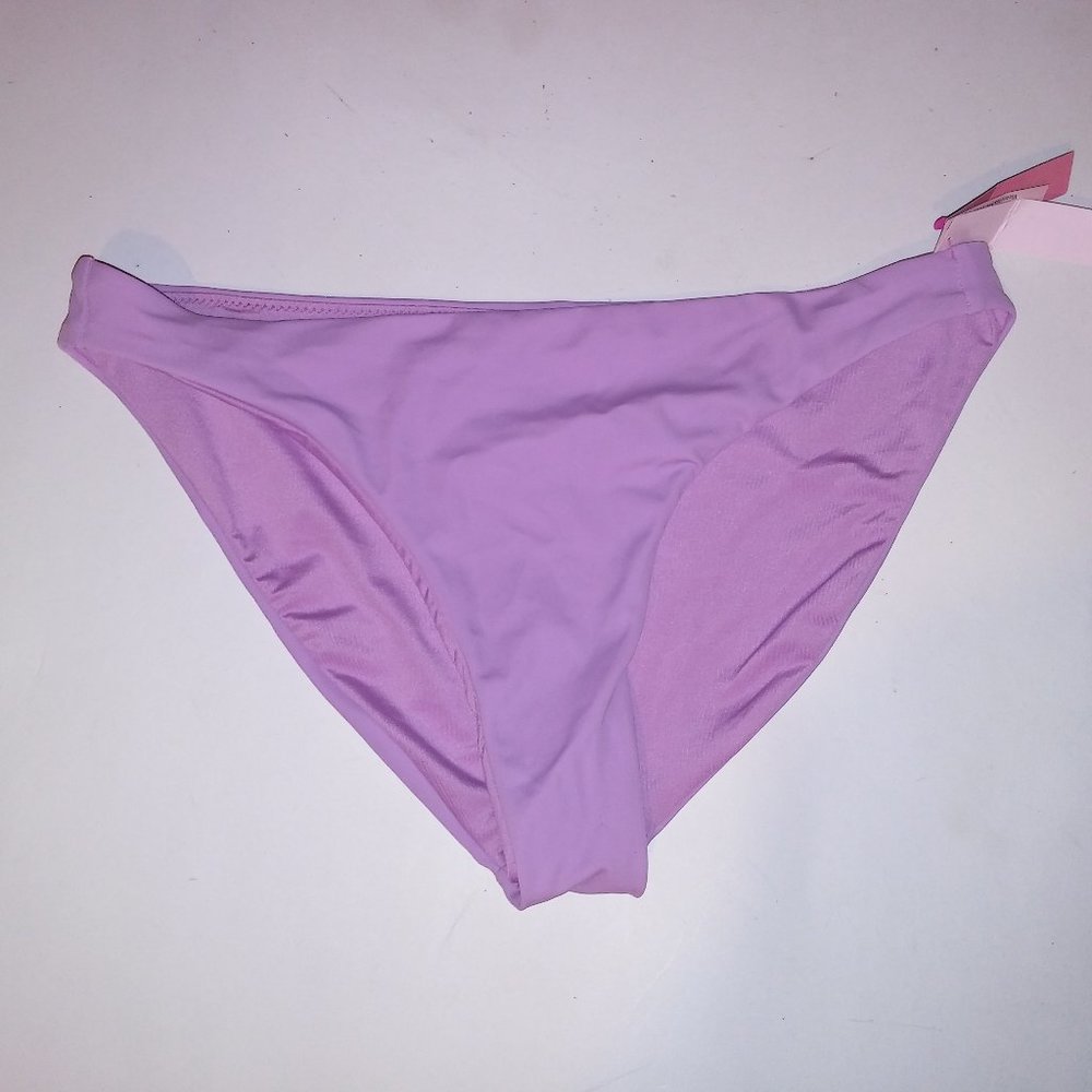 Victoria Secret Swim Bikini Bottom Light Purple Solid Color Code 04P5 New
